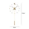 Hiszpania Duży Zegar Ścienny Nowoczesny Design Metalowy Luksusowe Zegary Ścienne Zegary DIY Wystrój Domu Cichy Salon Orologi Da Parete Prezent