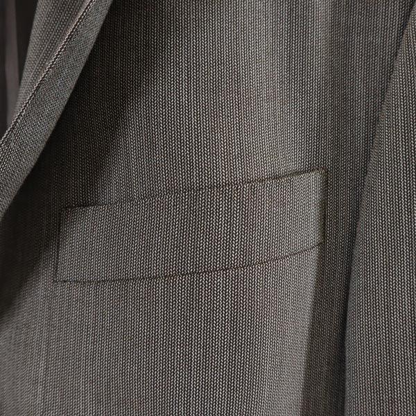 Corneliani Made In Italy Wool Tailored Jacket Brown Men's Used