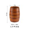 Wooden Big Belly Cups Japan Style Milk Water Cup with Handle Beer Coffee Milk Tea Mug Handmade Natural Kitchen Bar Drinkware Cup