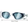Adjustable Silicone Swim Cap Anti-fog Diving Eyewear Adult Swimming Goggles Set  Summer