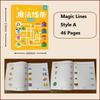 Kids Magic Line Drawing Book, 46 Pages Connect Dots Activity Workbook, Fun Way To Build Concentration & Hand-Eye Coordination