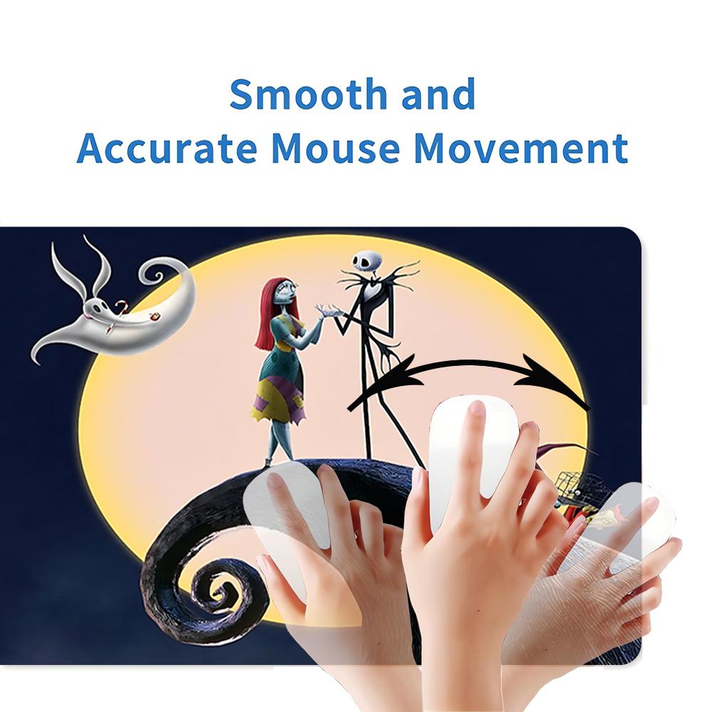 Nightmare Before Christmas Large Gaming Mouse Pad Nonslip Rubber Base Waterproof Desk Mat For Office Pc Laptop