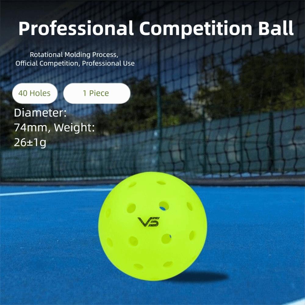 74MM Outdoor Pickleballs Durable Training Pickleballs New Pickleball Balls  Practice