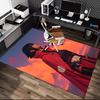 1pc Office Printed Area Carpet, naruto Rug, Home Sofa Chair Mat For Christmas and Halloween Décor
