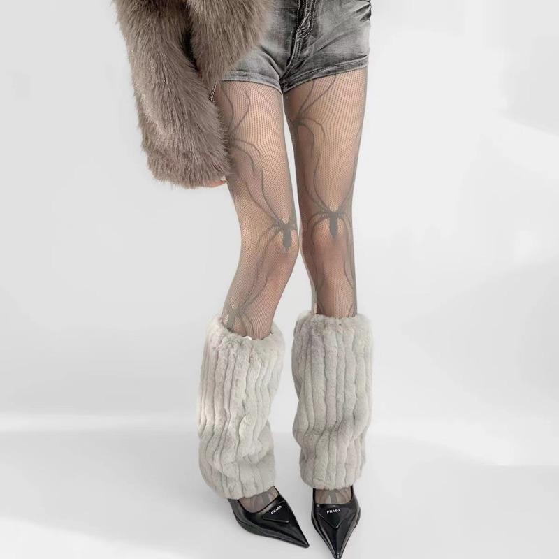 Women Fashion Spider Hollow Out Fishnet Stockings Gothic Punk Cosplay Socks Black Tights Bat Shape Sexy Stocking Nylon Pantyhose