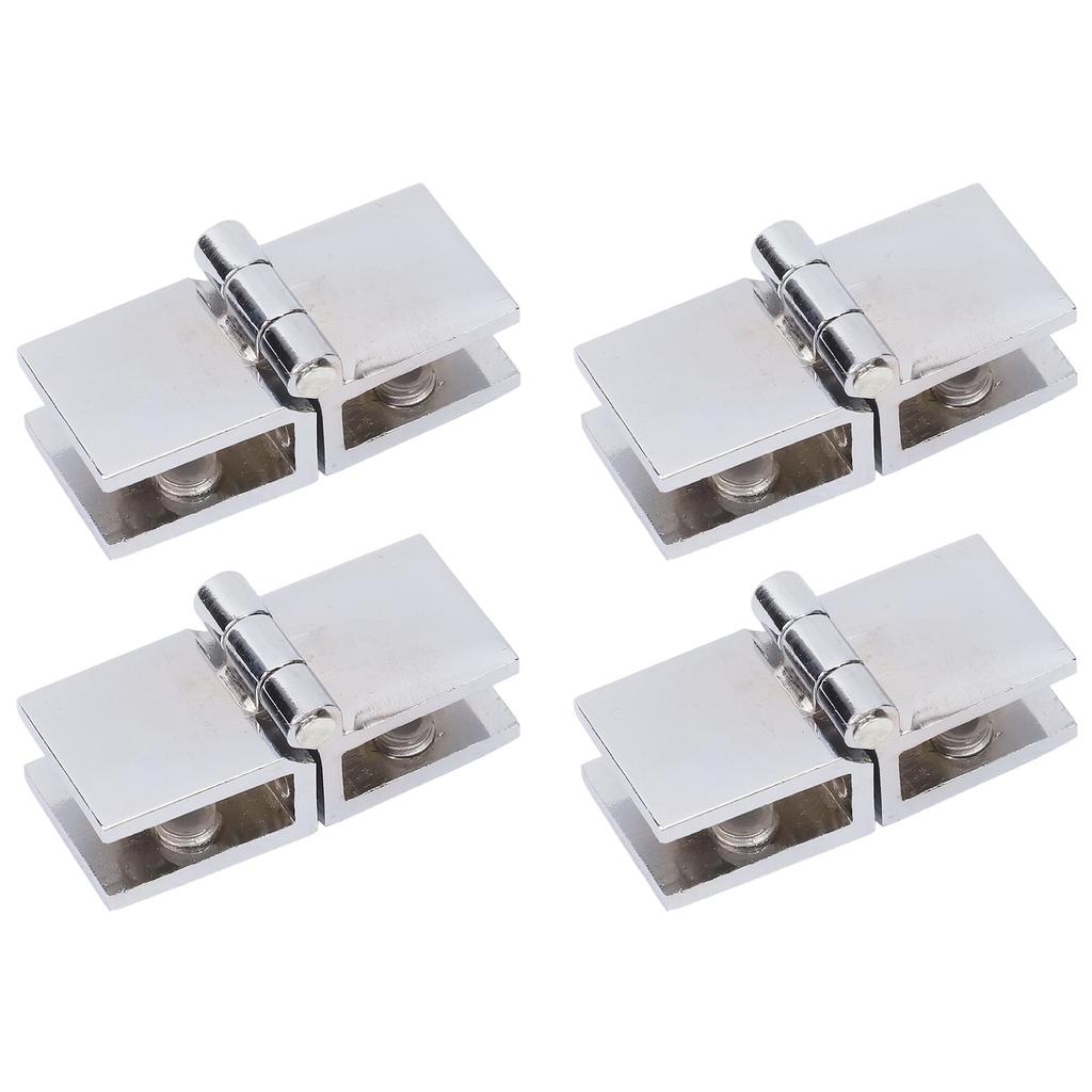 Vielfältige Verwendung Mit Diesem Satz Aus Vier Verstellbaren Duschglas-Türscharnieren Passend Für Breiten Zwischen Fünf Und Acht Millimetern