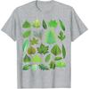 Types of Tree Leaves Biology Nature Educational T-Shirt