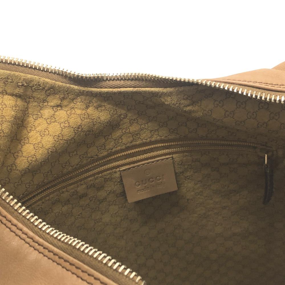 Gucci 001-4288 Logo One-shoulder Bag Shoulder Bag Leather Brown