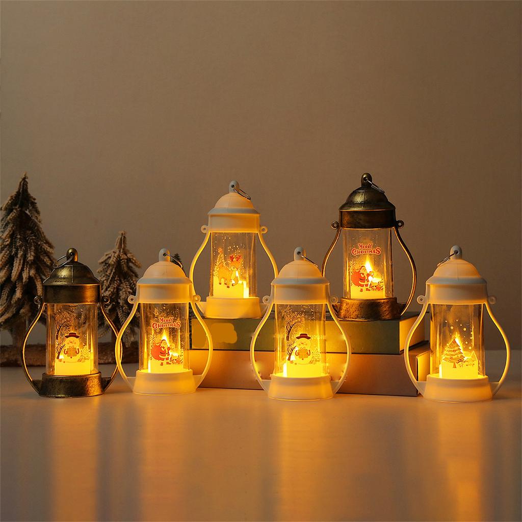 Christmas Vintage LED Farm Outdoor Decoration Christmas Decoration, Battery Powered, Long-Lasting And Beautiful