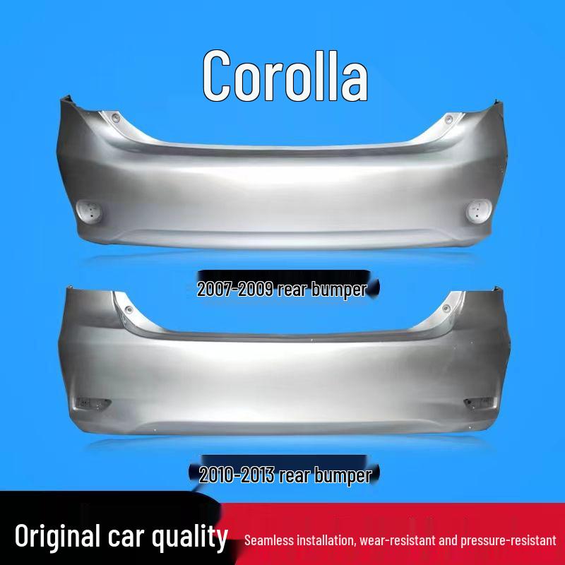 Compatible with Toyota Corolla Front and Rear Bumpers (2007-2013 Models)