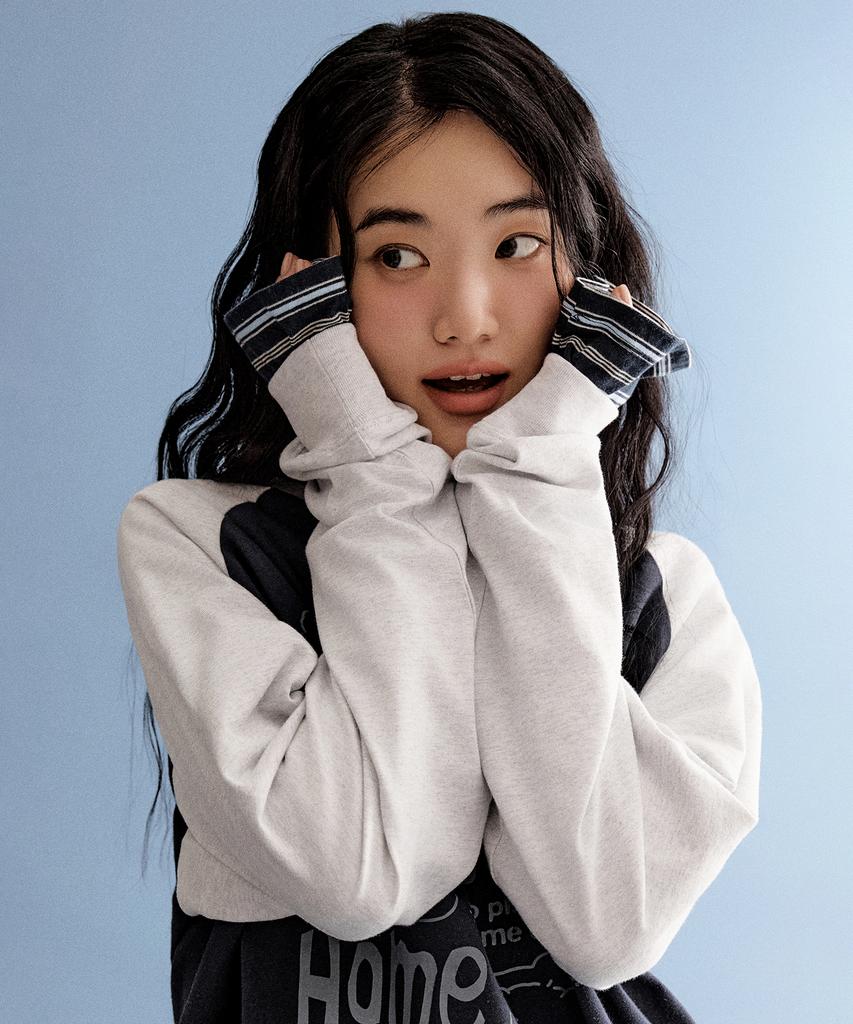 Seupao [Manggeureojin Gom] Long Sleeve T-Shirt (Navy)_Splag23U03