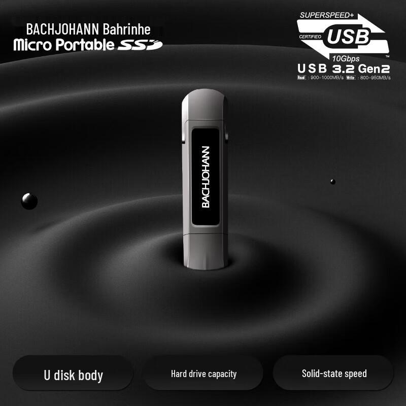 

Bach John High-Speed Dual-Interface Portable SSD
