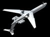 ICM 1/144 Scale Ilyushin IL-62M Long-Haul Passenger Aircraft Plastic Model