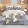 10 Sizes Gold Butterfly Bedding Set Luxury Black Duvet Cover Bedclothes 3d Printed Comforter Bedding Sets For AdultsCute Bed Set