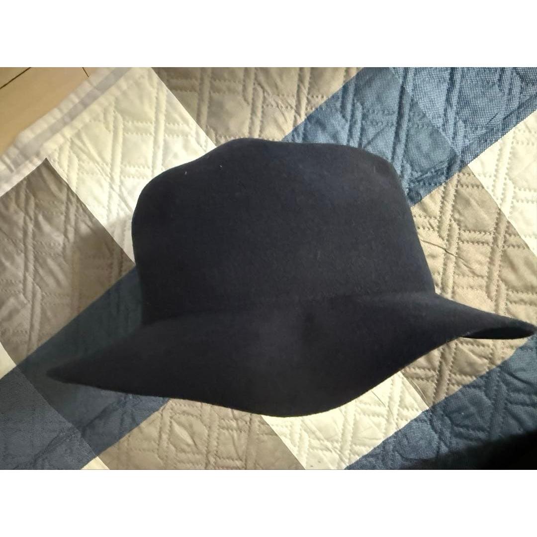 Used CA4LA Kashira Wool Bucket Hat Navy Made in Japan Unisex