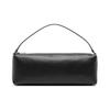 Alexander Wang Heiress Solid Color Zipper Closure Calfskin Handbag Women's Black
