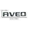 AABJT1 12.3x2.2cm Metal for Chevrolet AVEO Car Rear Trunk Letter Emblem Sticker Auto Decoration Accessories Badge Decals Modified parts