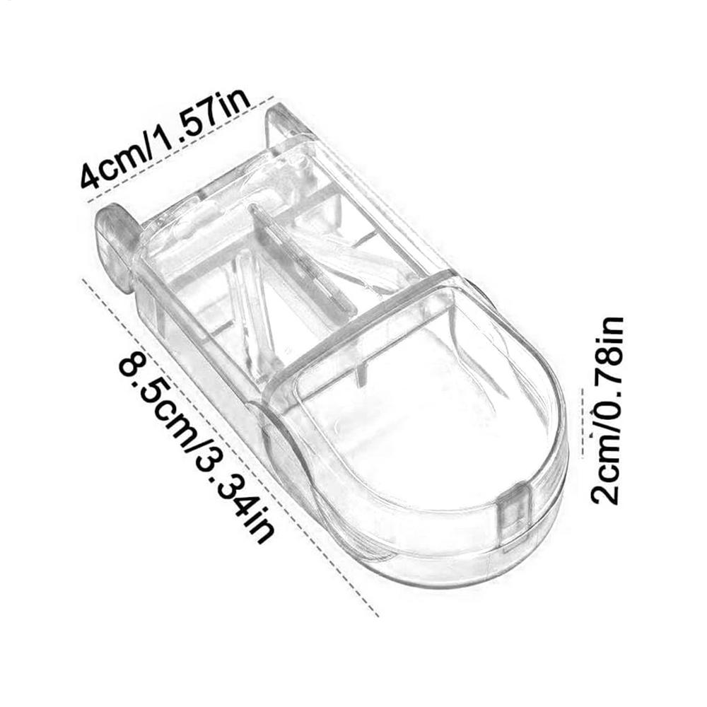 Medicine Pill Cutter Medicine Box Medicine Tablet Cutter Splitter Portable Compartment Pill Storage Box Health Care Pills Case