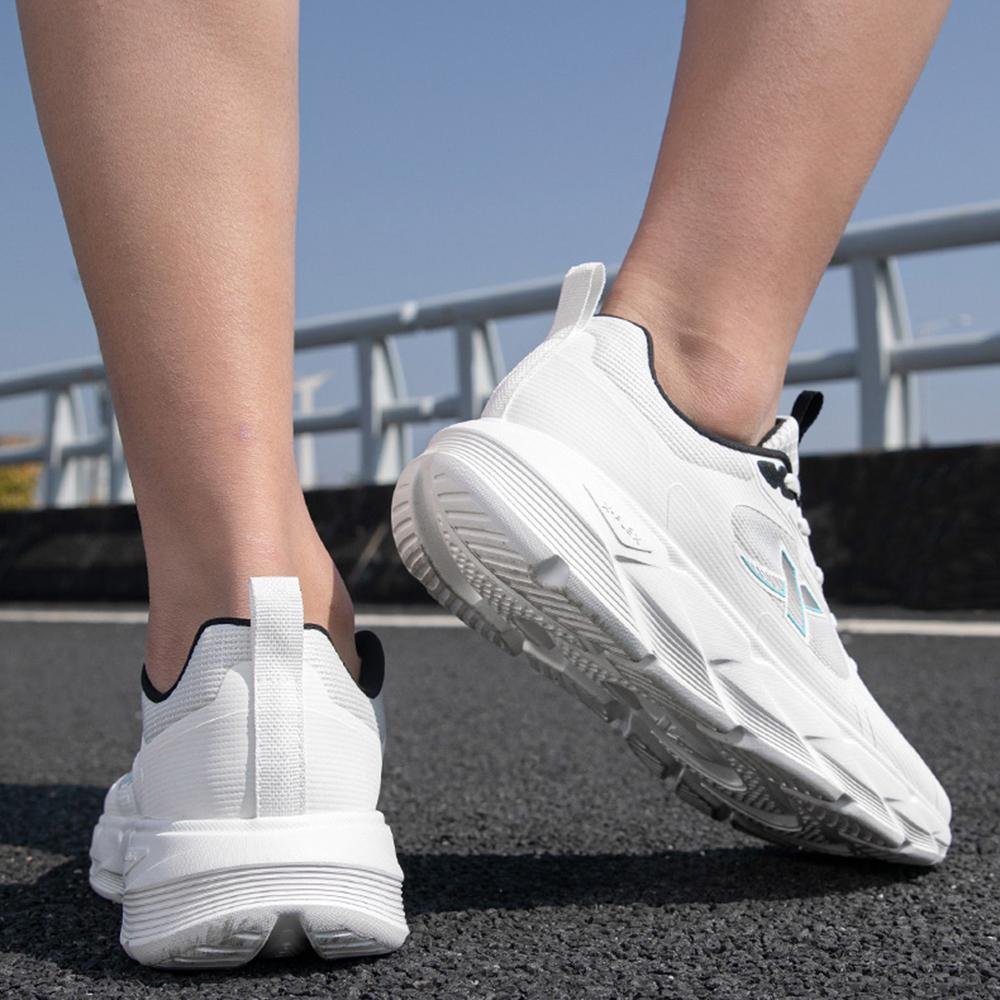 Xtep Fashion Versatile Comfortable Shock Absorbing Wear Resistant Support Low Top Casual Running Shoes Men sneaker White 875119110070-2