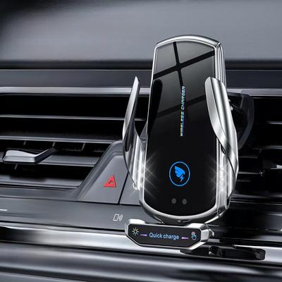 A18 Supporto per telefono da auto a induzione intelligente con ricarica wireless