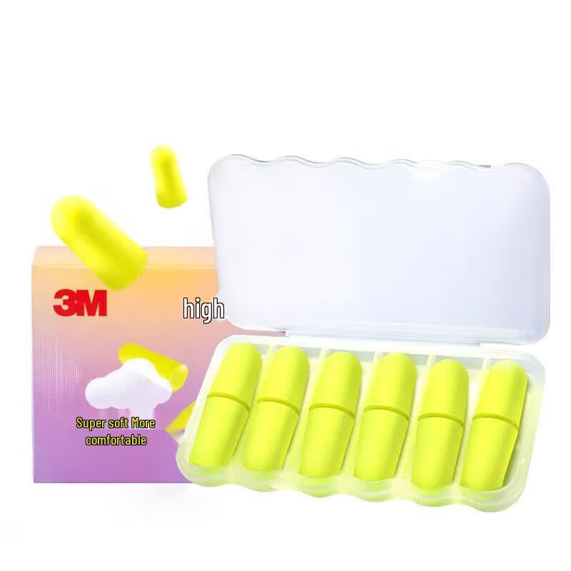 3M Noise Reduction Earplugs 6 Pairs