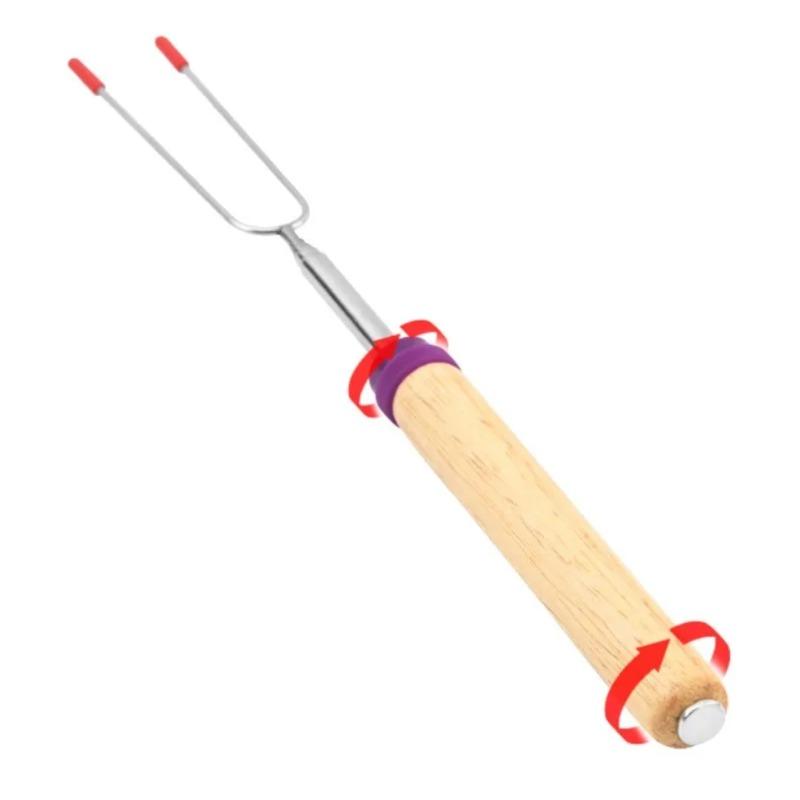Marshmallow Röststäbe Großpackung Smores Spieße Hot Dog Camping Spieße Zubehör Ausziehbare Gabeln Grillwerkzeuge Smores Stäbe