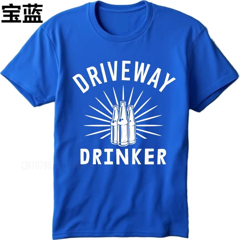 Big size summer Unisex t shirt Driveway Drinker Bottle Design With Rays Short Sleeve Workout Round Neck tees cotton men top tees