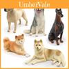 Realistic Pvc Doberman Labrador Husky Pet Dog Model For Kids Decor And Learning