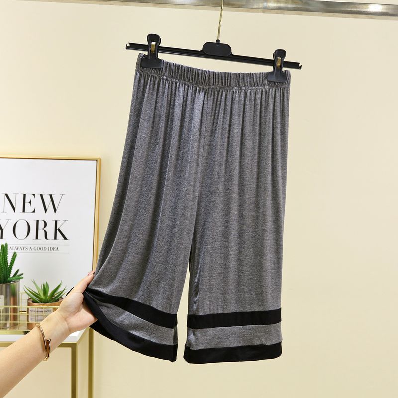 

Modal Thin High Waist Outwear Oversized Casual Shorts Dark gray XL (65.00 kg-75.00 kg recommended