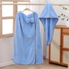 Damen-Bademantel-Set mit niedlicher Schleife, schnell trocknend, Spa-Wraps und Duschhaube