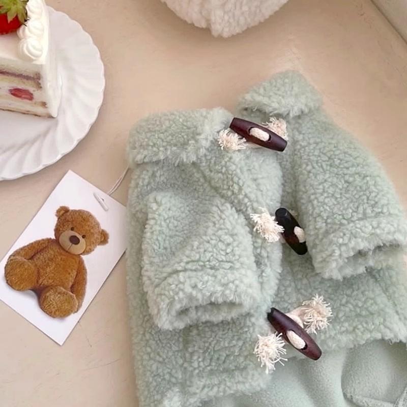 

Пальто для собак Зимняя куртка для домашних животных Теплая одежда для собак Чихуахуа Бишон Одежда для девочек Костюм для собак Одежда для кошек Толстовка для щенков XS зелёный