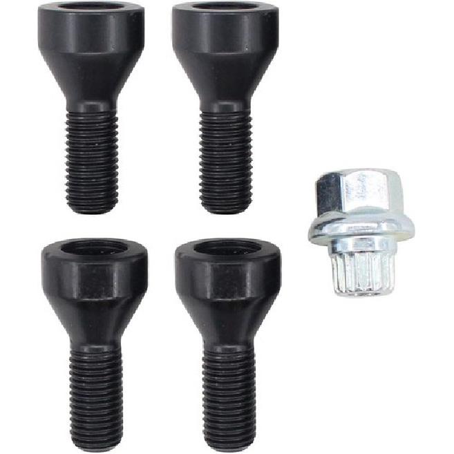 Security Wheel Bolts Lock Nuts and Master Key M12 x 1.5