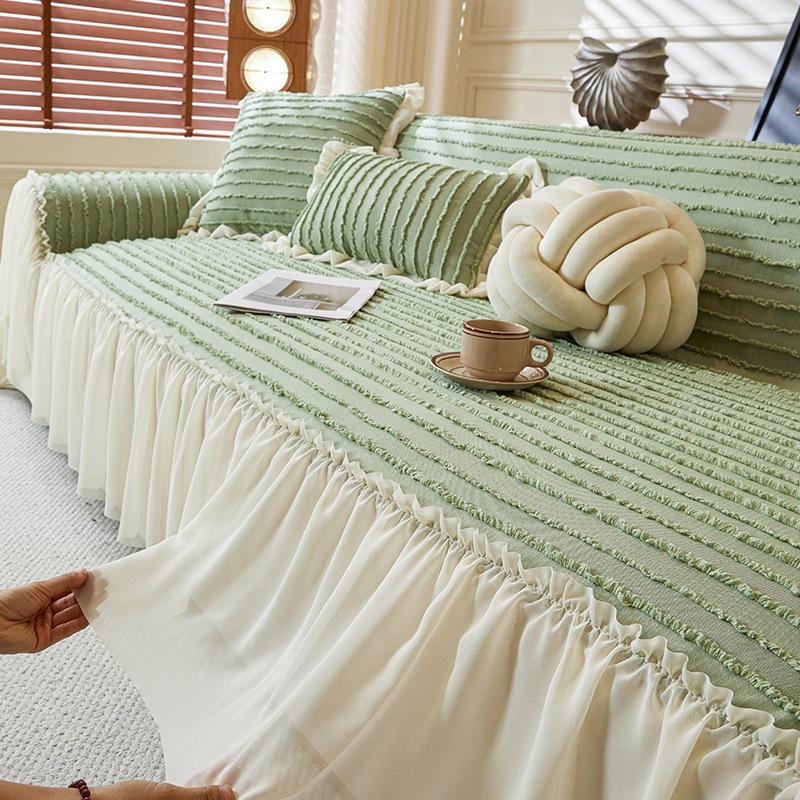 Französische Creme Wind Sofa Handtuch Vier Jahreszeiten Universal Sofaüberwurf Neu All-Inclusive Universal Sofadecke