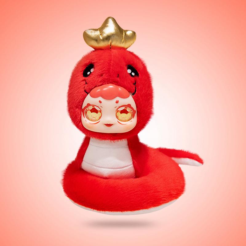 Vinyl Plush Dolls Snake Doll Series A Variety Of Colors And Shapes Cute Soft Animal Charm Birthday Gifts