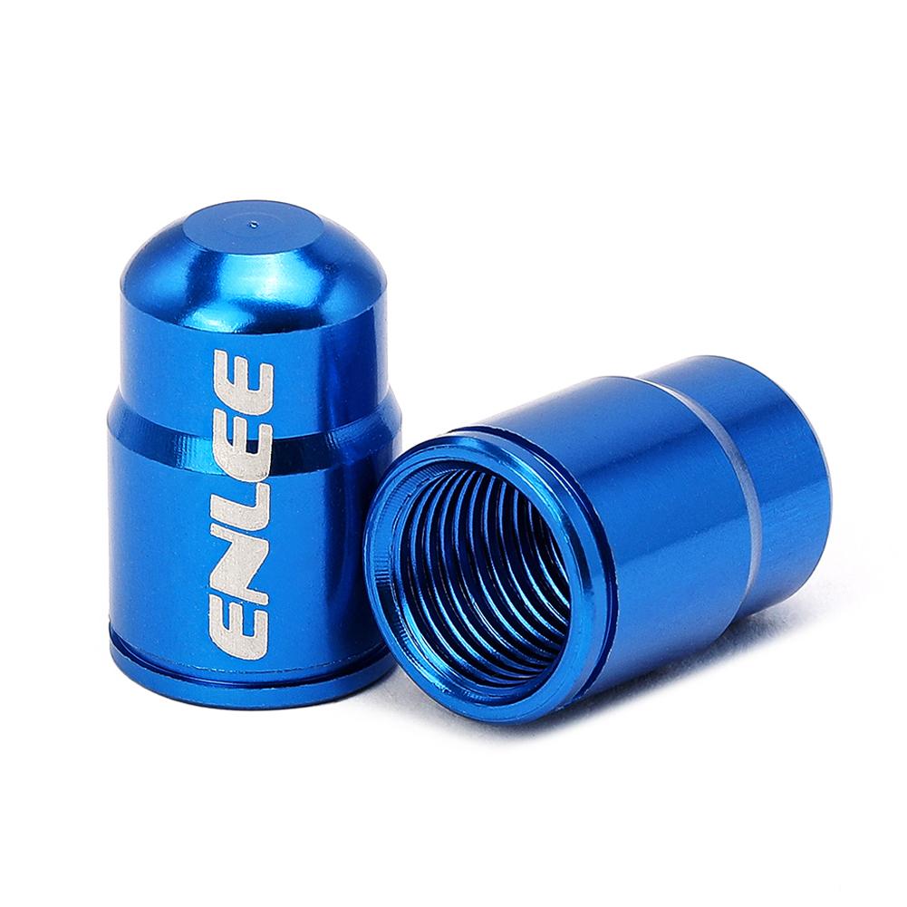 2pcs Aluminum Alloy Bike Valve Caps Anti-Rust MTB Bicycle Tire Valve Cover Cap Anti-corrosion Cycling