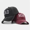 Stickerei Baseballkappe DAD MOM Mode Damen Herren Weiches Oberteil Snapback Sonnenhut Sport Sonnenschutzhut Verstellbar Outdoor Freizeitkappen