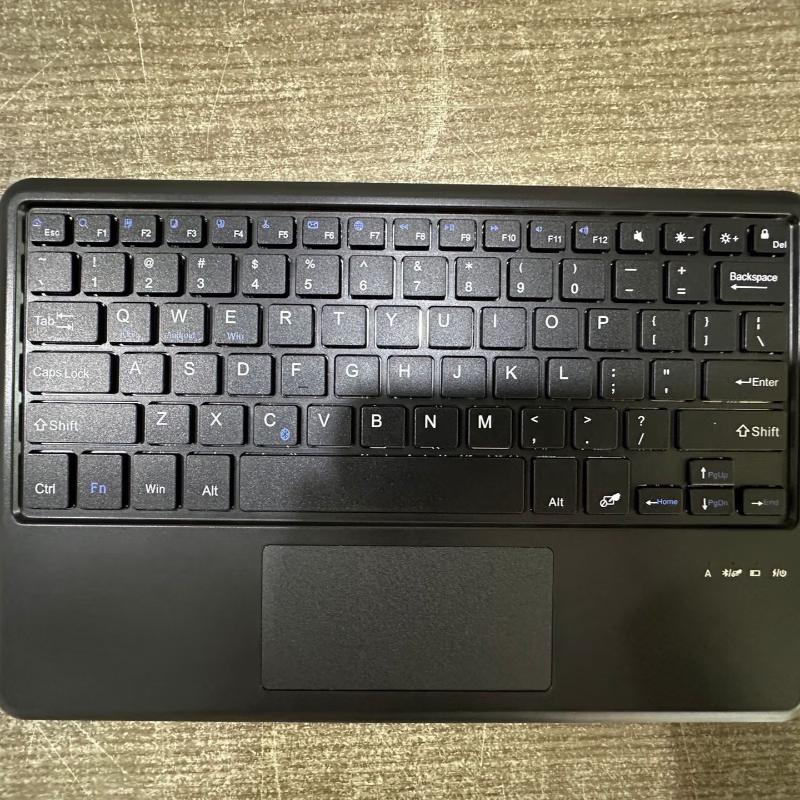 OLOEY 12-inch Wireless Bluetooth Touchpad Keyboard for Phones and Tablets