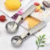 Ice Cream Scoops Multifunctional Stainless Steel Dual-Purpose Scoop Fruit Watermelon Spoon Ball Scoop Ice Cream Tools
