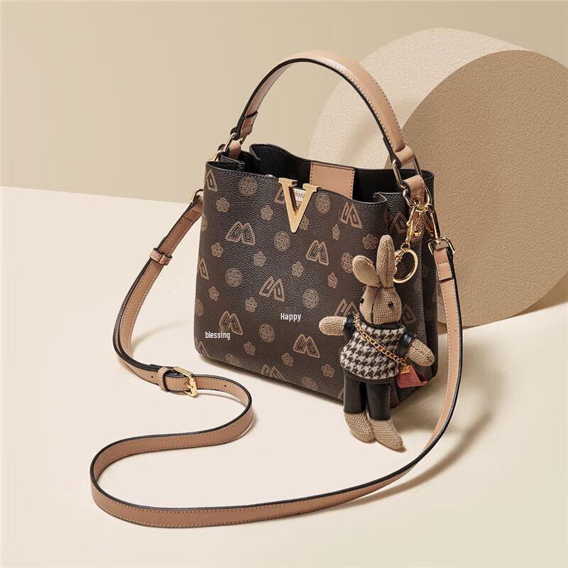 Laorentou Women s Vintage Floral Bucket Bag