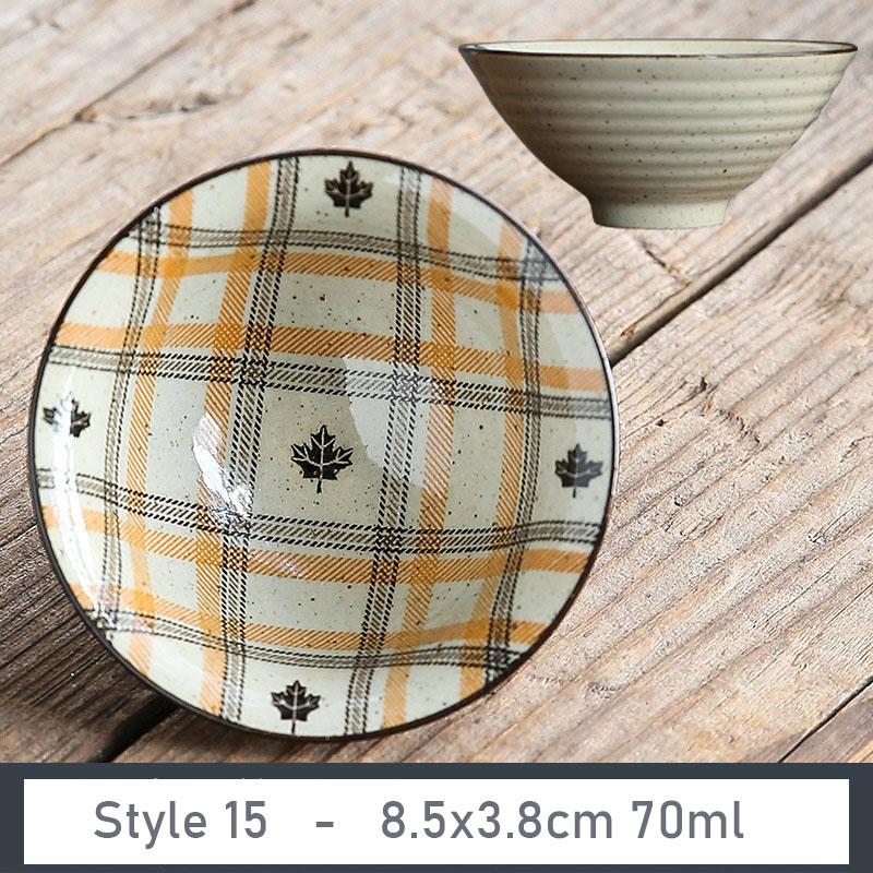 1 Stück Handgefertigte Konische Tasse Antike Pflanzenasche Porzellan Teetasse Reise Keramik Teeschale Anti-Verbrühungs Retro Meditationsbecher Teeset 70ml