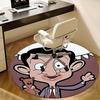 Mr. Bean Chair Mat - Round Carpet for Home Decor, Office Use, Living Room, Bedroom, Gift Idea0477b