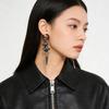 Stainless Steel Rivet Conical Studs Earrings Hip Hop Punk Style Ear Accessories for Daily Wear Parties