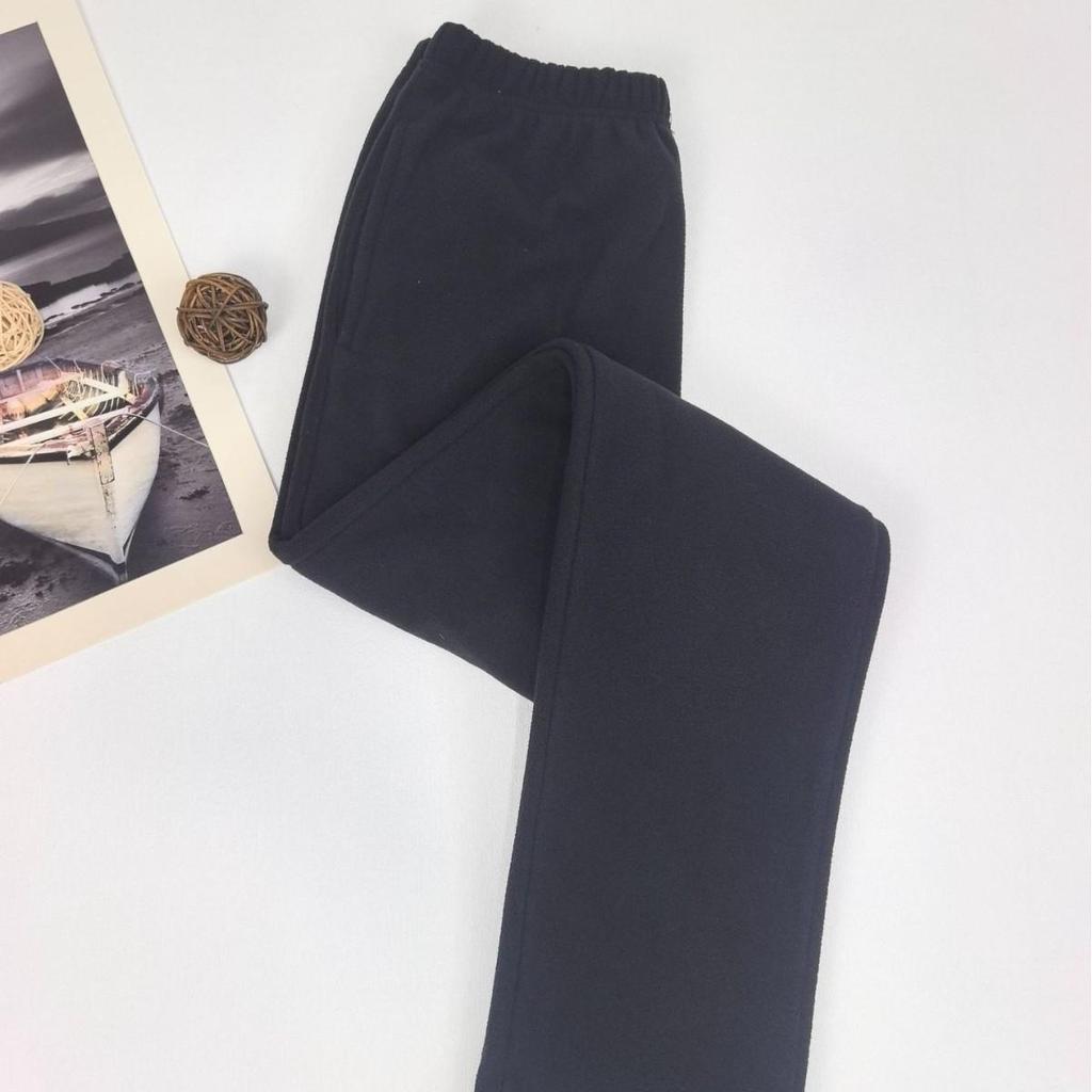 Women's Fleece-Lined Thermal Pants: Warm, Windproof, and Stylish for Indoor/Outdoor Wear