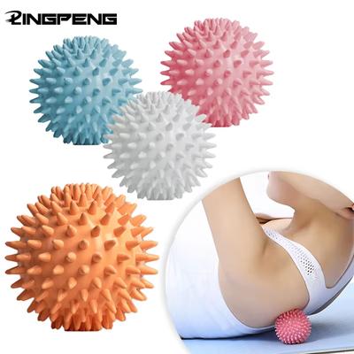 Bola de Masaje Erizo Yoga Fascia Bola Ejercicio Fitness Relajación Muscular Palo de Masaje Hombro Cuello Pierna Plantar Meridiano Bola