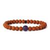 Natural Wood Star Moon Bodhi Seeds Bead Bracelet Promotes Meditation Wisdom & Good Luck Fortune Enlightenment Harmony Jewelry