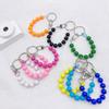 Colorful Beaded Keychain Unique Phone Charm Chain Eye Catching Keyring Decoration Bag Pendant for Various Occasion