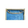 Transparent PVC ID Card Holder & Cosmetic Bag with Woven Ribbon Hair Clip, Stationery Pencil Case - Simple Japanese Korean Style