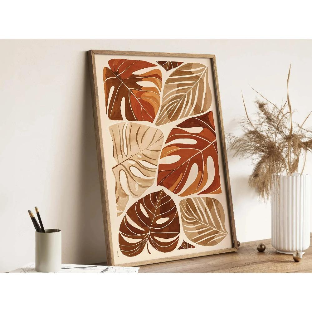 Autumnal Pumpkin Poster Nature Decor, Country House & Boho Wall Art in Warm Earth TonesHome Decor Poster Autumn Halloween Poster