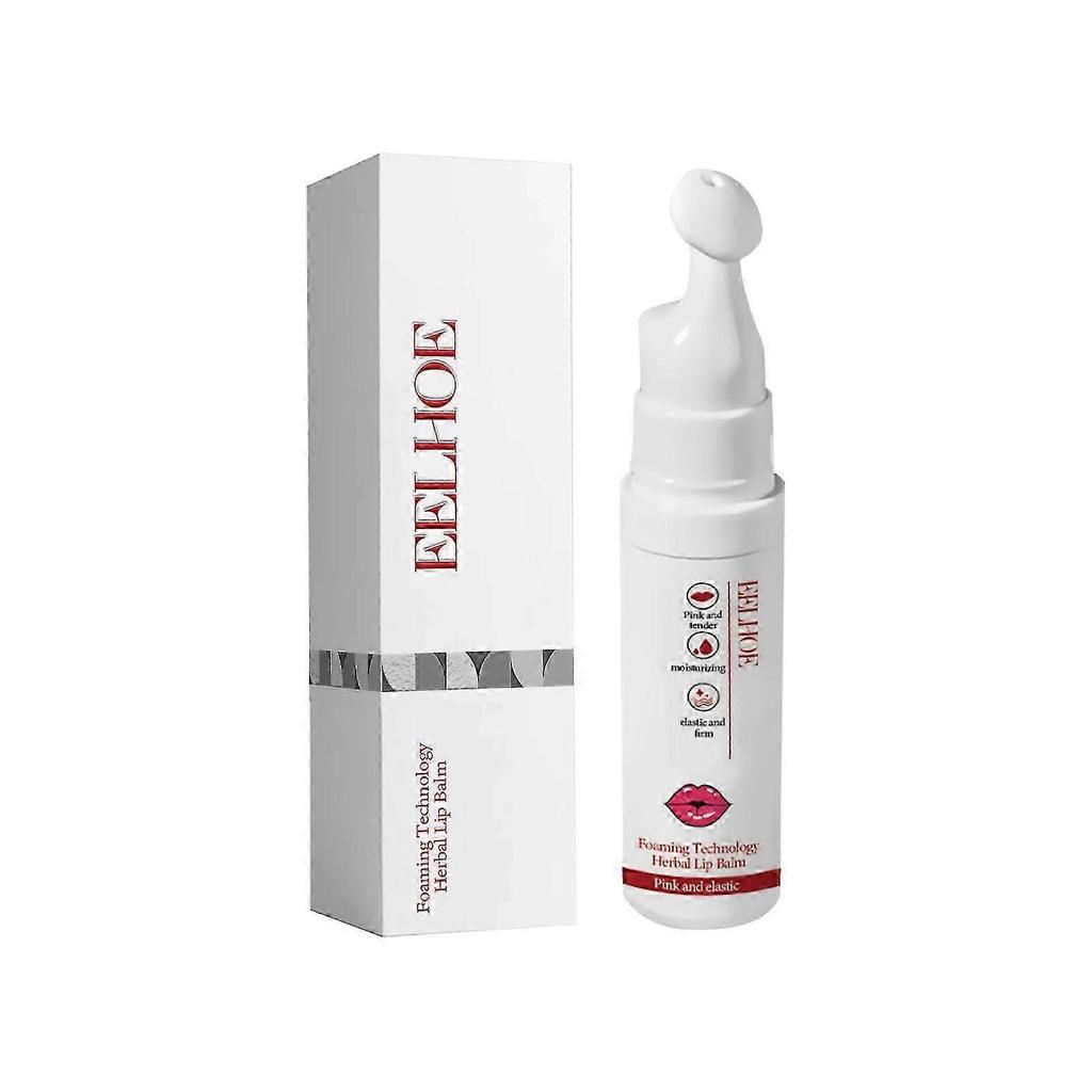 Hydrating Lip Balm with Bubble Technology Fades Fine Lines, Prevents Cracks, Removes Dead Skin, Enriched with Beeswax & Vitamin E for Soft, Plump, an