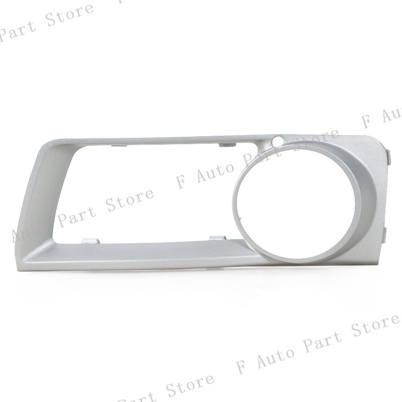 For BMW X6 E71 2012 2013 2014 Car Front Bumper Fog Light Lamp Trim Silver Frame Cover Lid 51117312595 51117312596